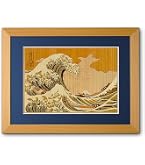 Amazon.co.jp: KINOWA 「神奈川沖浪裏」 木はり絵 オリジナル キット