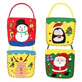 WANDIC クラフトキット, ハンドバッグ バッグキット 子供用裁縫キット 子供用 DIY キャンディーギフト ハンドバッグ プロジェクトまたは幼稚園の工芸品(A)