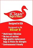 (10) - Riccar/Simplicity Type B Bag by iClean Vacuums (10 Bags)