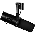 SHURE プリアンプ搭載 SM7dB : ダイナミックマイク カーディオイド 単一指向性 XLR 有線 ストリーミング 配信 YouTube 音声 音楽 演奏 録音 レコーディング 実況 ゲーミング ポッドキャスト ボーカル DTM 【国内正規品/