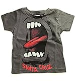 （サンタクルーズ）Santa Cruz Skateboards 赤ちゃん ベビー Tシャツ Baby Big Hand Infant Onesie 18 Months Charcoal（チャコール）