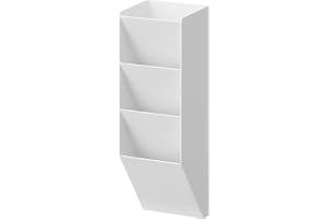 山崎実業(Yamazaki) マグネット ペンスタンド スチールパネル対応 ホワイト W6.2×D6.2×H20.8cm タワー tower ペン立て 10096