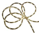 18' Warm Clear LED Indoor/Outdoor Patio Christmas Rope Lights