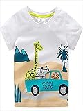 (フルールドリス)Fluer de lis トップス Tシャツ アニマル サファリ キリン ライオン 新生児/赤ちゃん用 ファッショングッズ ft558-o1-4105w90