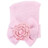 ussore 1pc新生児男の子女の子ベビーキッズHeadwear Pretty Bowフラワーパール One Size sgfdg