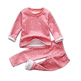 Tovadoo 子供服 ベビー服 男女共用 トップス+ズボン 秋冬 長袖 多色 キャラクター柄 厚手 暖かい キュート ソフト ファッション 保育園 旅行 プレゼント