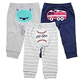 カーターズ Carter's ボディスーツ ロンパースにピッタリ ベビー ロング パンツ ボトムス 男の子 3点セット 004 (9months(67-72cm)) [並行輸入品]