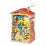 つくるんです® 日本語説明書付 DIY ミニチュアハウス ドールハウス マイタウンシリーズ (ガーデニングストア)