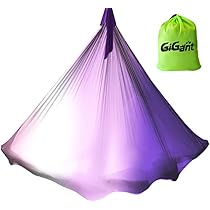 エアリアルヨガ　ハンモック　パープル Amazon | 空中用ヨガスリングハンモック 空中ヨガブランコ