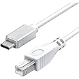MIDI USB 変換ケーブル Macbook USB 1m wuernine USB B to C オスオス 変換ケーブル MacBook Pro PC 電子ピアノ オーディオインターフェースなど用