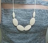 A L L U R E silicone teething necklace for mom BPA free FDA compliant food grade silicone by AllureE