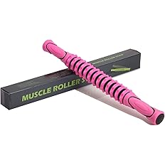 Amazon 筋膜リリース ローラー 筋膜ローラー マッサージ ローラー マッサージスティックトリガーポイント 運動後や精神的なストレスによる疲れやコリを効果的に軽減します 赤 Tinrief フォームローラー