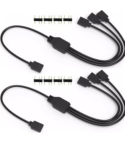 Amazon.co.jp: KILIGEN ARGB 30cmケーブル 5V 3ピン アドレサブルRGB