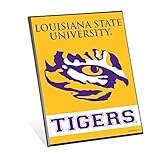NCAA LSU Tigersイーゼルサイン、8 x 10インチ、マルチ