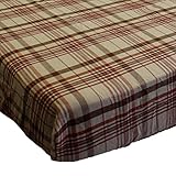 Little MVP Plaid Toddler Fitted Crib Sheet by Store 51