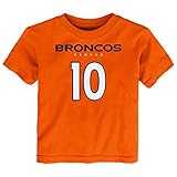 NFL幼児用Emmanuel Sanders Denver Broncos Mainliner Player Name & Number半袖Tee、2トール、オレンジ