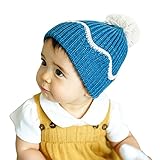 Domybest ベビー帽子 ニット帽子 子供 ハット 女の子 男の子 3色 0-6歳防寒対策 耳保護 防風 お祝いギフト 七五三 幼稚園 誕生日 記念日