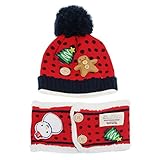 FakeFace ニット帽子 マフラー 2点セット耳まであったかキャップ ベビー キッズ 子供用 ニットキャップかわいい 赤ちゃんニット帽誕生日 出産祝い 記念写真の衣装にベビー 防寒帽子 2-7歳対