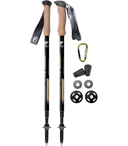 Amazon | Fizan Compact トレッキングポール 3本 - 5.8オンス 超軽量