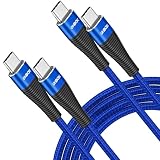 タイプc ケーブル【1M/2本セット】100W PD対応 USB C to USB C ケー ブル 5A 超急速充電USB Type C ケーブル iPhone 17/16/15/Pro Max/Plus, Samsung Galaxy S23,Type-c機種対応