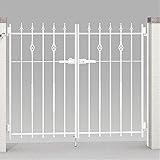 LIXIL TOEX　ラフィーネ門扉2型　柱使用　09-12　両開き　【リクシル】 　アイアンブラック