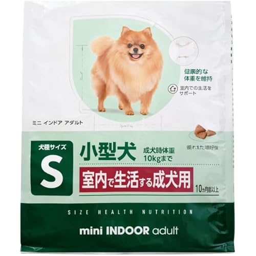 ロイヤルカナン SHN ミニ インドア アダルト 犬用 4kg 小型犬用ドッグフード ミニインドア アダルト 4kg 室内犬向け 体重管理と消化ケア 低脂肪・低カロリー設計 便のニオイに配慮 ドライフード 成犬用10ヶ月以上
