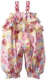 Bonnie Baby Girls ' Glitter花柄カバーオール カラー: ピンク