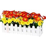 人工花の配置部屋のコンポーネントウッドフェンス花の装飾-B10