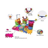 81 Piece歯車Building Toy Set酷使Electricレンガおもちゃブロック学習セットし、より安全で耐久性のある他ブランド