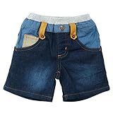 【H28年春物】 CHILD CHAMP(チャイルド チャンプ) ストレッチツイル/デニムバックプリントハーフパンツ 110cm/NB NO.C-86161354