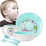 AkiI JP 【五個セット】 キンプロ ベビー食器セット食器 ボウル 盃 フォーク スプーン