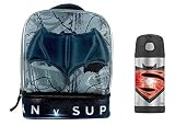 DC Comics Batman v Superman Lunch Bag & Funtainer Thermos [並行輸入品]