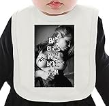 Bad Girls Have More Fun Vintage ネクタイを有する有機ビブ Medium
