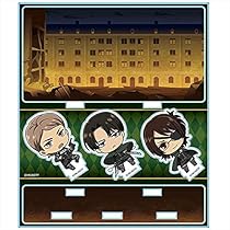 進撃の巨人 海外限定 アクリルジオラマ リヴァイ ハンジ 心臓を捧げよ Anique Shop JAPAN