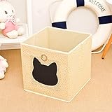 おもちゃの収納箱 折りたたみ式ジャンボ収納ボックス折りたたみ収納チェストキッズルーム整頓されたおもちゃ箱–家庭用収納、生地、おもちゃに最適 衣類 ブランケット 収納箱 収納ケース 収納オーガナイザー ベッ (Color : Beige, S
