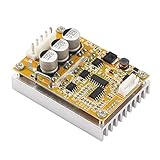 DC 5-36Vブラシレスモータ制御ボードモータドライバレギュレータモニタ350W高出力DCモータ速度コントローラモジュール、ヒートシンク、放熱器、制御スイッチ付き