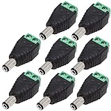 KAUMO ネジ止め DCプラグ (5.5/2.1mm DCプラグ8個)