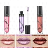 Lasting Shine Holo Glam Lipgloss、3pcs robiearメタリックダイヤモンドリップグロス