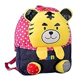 かわいい漫画のバックパック幼稚園ショルダーバッグファッションスクールバッグ、タイガー