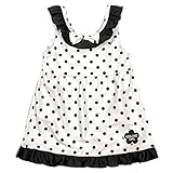 UZULAND 女の子用ドット柄ワンピース水着 sw1832 120cm ブラック