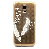 UNEXTATI Galaxy S5 ケース TPUケース ハードカバー 超薄型ケース カバー 耐衝撃 全面保護 軽量 脱着簡単 クリア 透明 Samsung Galaxy S5カバー Cover (