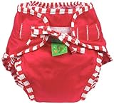 Kushies Cloth Swim Diaper - - Red - Large by Kushies [並行輸入品]
