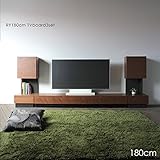 RY 幅180cm テレビ台 キャビネット 3点セット 総幅260cm テレビボード BR ウォールナット 国産 日本製 木製 TVボード 北欧 家具 テイスト ローボード リビングボード テレビ台のみ カラー ブラウン 収納付きテレビ台 