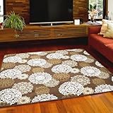 るるべ ラグ カーペット 洗える 3畳 200×240 おしゃれ オールシーズン ラグマット ホットカーペットカバー 床暖対応 ウォッシャブル ギャベ柄 接着剤不使用 71357… (クワルト)