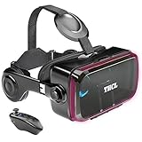 3D VRゴーグル VRヘッドセット 着信拒否&ヘッドホン搭載 THCL 3D VRメガネ iPhone android対応 受話可能 4.