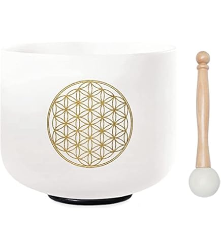 クリスタルボウル　久高島ソルト　8インチ Amazon.co.jp: Haskoss 528HZ 8インチ 生命の花クリスタル
