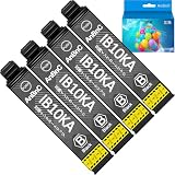 【AnBnC】IB10KA ブラック 単品 4個 残量表示 顔料 大容量 エプソン互換インクカートリッジ 対応機種:EW-M530F (関連:IB10CL4A IB10KA IB10CA IB10MA IB10YA ブラック シアン マゼンタ イエロー)