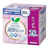 ロリエ 【大容量】さらピュア吸水超安心パッド 180cc 28枚(吸水ケア 吸水ナプキン 尿もれパッド)