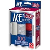 CartaMundi 1510 Ace Plastic Poker Chips 100 Count