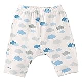 Baby Nest ベビーパンツ ハーフパンツ フルプリント 女の子 男の子 夏 コットン100% クラウド-2 3-6M